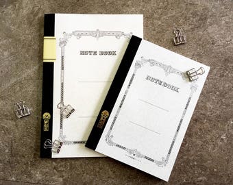 Set of 2 TSUBAME Notebooks - TSUBAME Notebook A5 (H40S) & B5 (W40S) | japanese notebook | japanese stationery