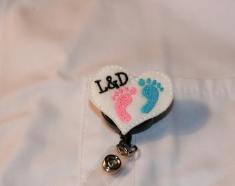 Labor and Delivery Badge Reel