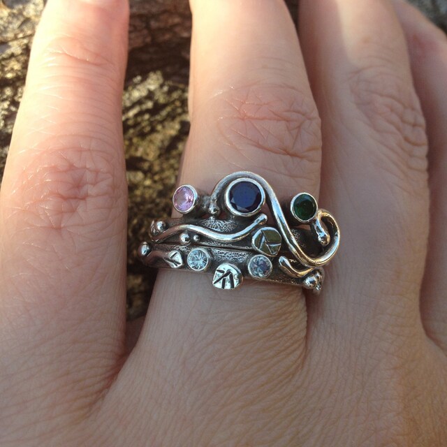 custom silversmith jewelry inspired by nature and by bddesigns