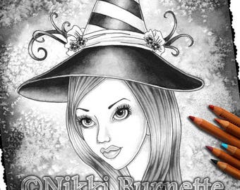 Fantasy Fairy Witch and Mermaid Art by Nikki Burnette by aurella27