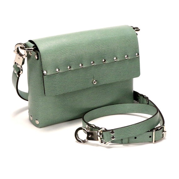 Mint Crossbody Bag Mint Green Handbag Vegan Made in USA