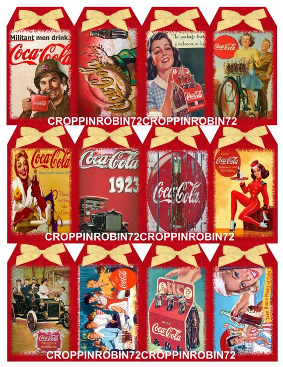 Vintage Coca Cola Replica 02 Scrapbook Card Embellishments