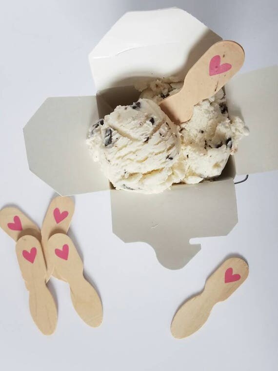 10 heart ice cream paddles Il_570xn