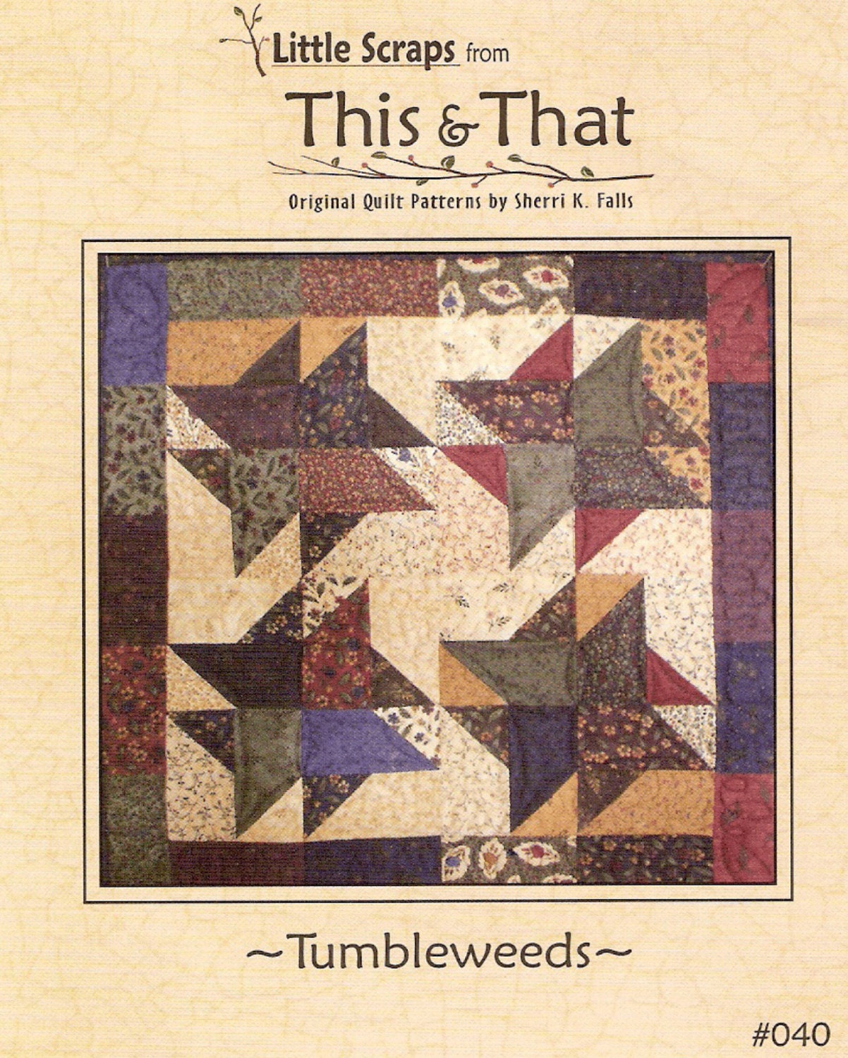 Tumbleweeds Mini Quilt Pattern