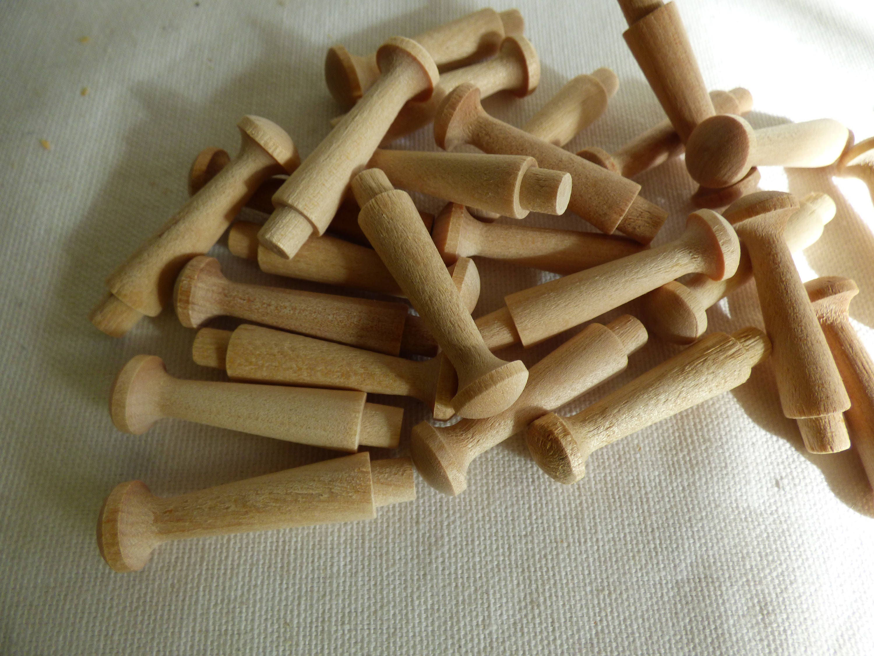 Shaker Pegs Mini Wood Shaker Pegs Wood Pegs from woodzel on Etsy Studio