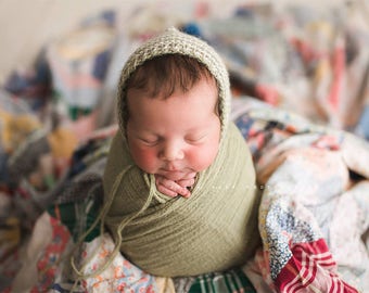 PICK any 2 Newborn Wraps, Baby Wraps Cheesecloth Wraps Photography Prop, Newborn Photo Prop - Extra Long