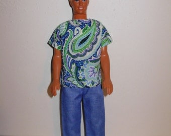 Handmade barbie clothes - Ken nice clothes