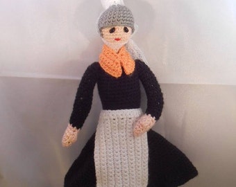 Tutoriel Bigouden Bigoudène Bretagne explications tuto patron au crochet en français amigurumi pattern