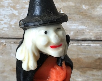 Vintage Gurley Witch Candle Adorable 1950's