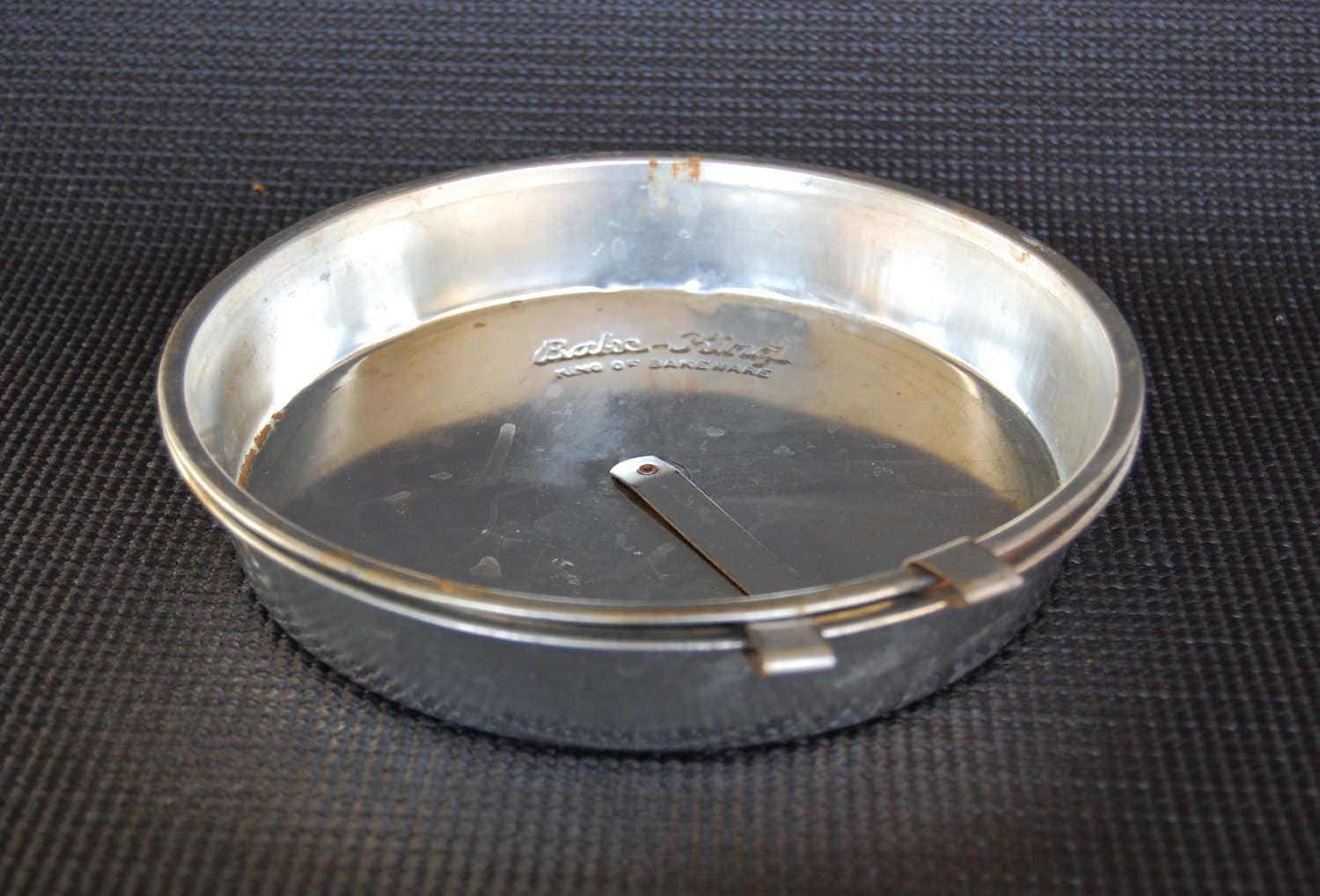 Set of 2 Vintage Bake King STEEL Cake Pans 8 inch Cake Pans