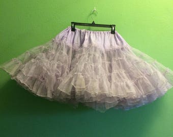Vintage lilac plus size (waist up to 46) crinoline 1950s 50s xxl