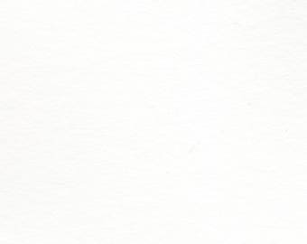 White Cotton Handmade Paper 16x20 - Large Deckled Edge Rag Paper