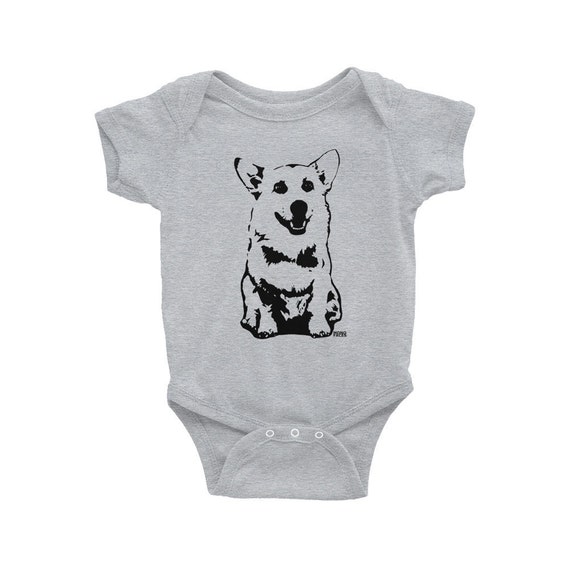 Corgi Baby One Piece Welsh Corgi Gifts Personalized Baby