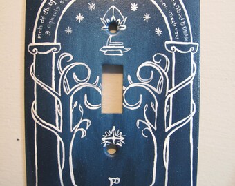 Lord of the Rings Doors of Durin Switch Plate