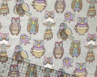 Owl fabric | Etsy