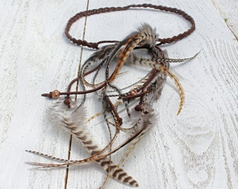 Boho Feather Headband,Feather Headband, Festival Accessories, coachella,Headband, Boho Headband, Feather Headband, Boho Accessories