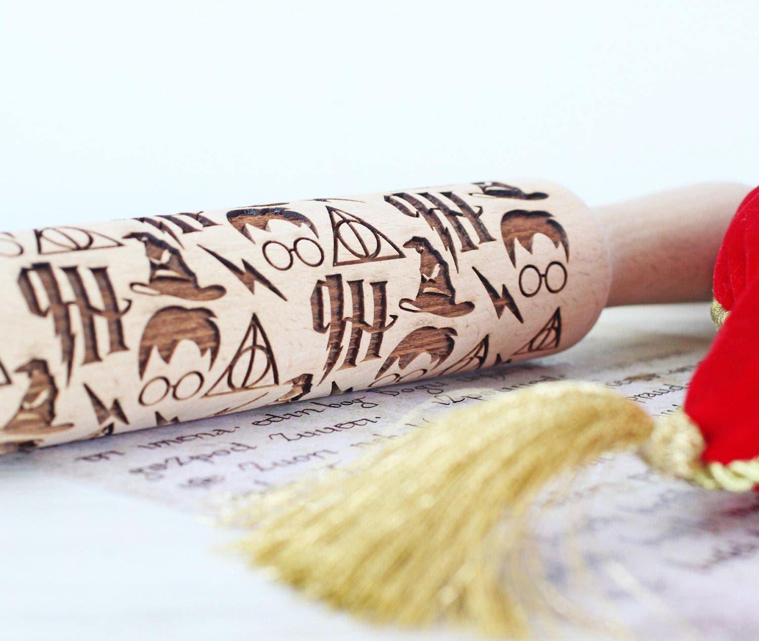 Harry Potter rolling pin Embossed Rolling Pin Laser