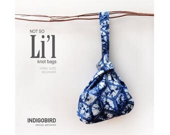 Knitting Bag, Project Bag, Knot Bag, Everyday Bag, Bag Pattern, PDF, Japanese knot bag, Teacher gift, DIY gift, beginner sewing