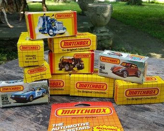 Matchbox original boxes 1970s & 80s