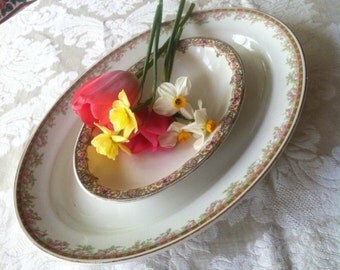Pair of Antique William Grindley Ironstone Platters
