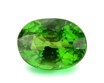 Calibrated 6 x 4mm Tsavorite Green Garnet Oval Shape Loose Gemstones (Watch Video) Free Shipping SKU 609C001