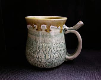 ChingWenArts Studio Pottery handmade Mug ,Cup, #E210