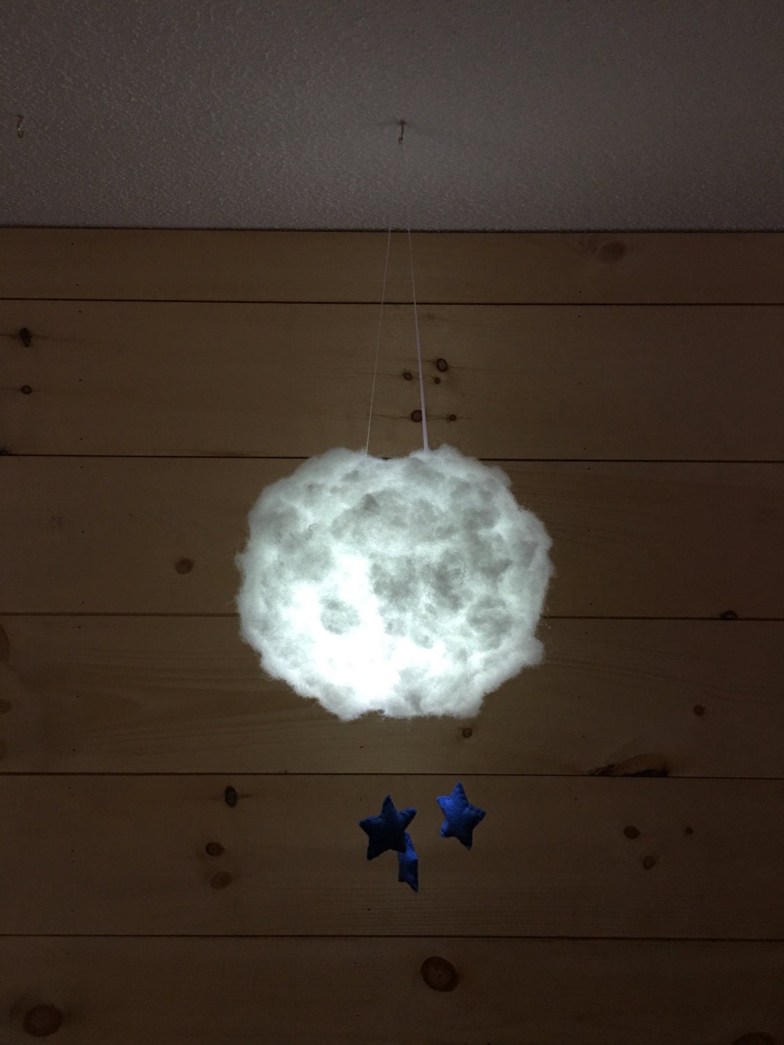 Cloud Light Blue Stars Cloud Night Light Room by CloudDreaming