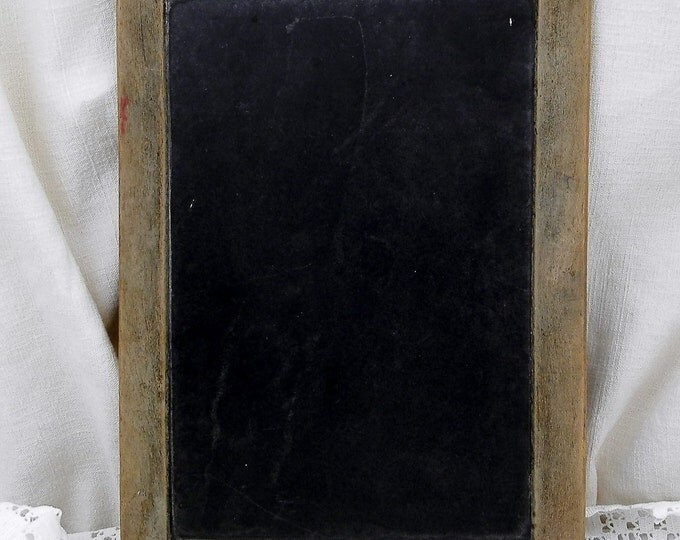 Antique French Child's School Double Sided Wooden Framed Writing Slate. Students, Learning, List, Kids, Bedroom, House, French Country Decor