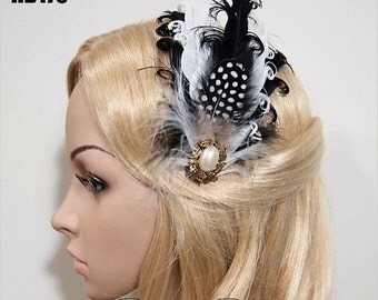 SALE Gatsby Headpiece, Gatsby Hair Comb, gatsby hair clip, flapper headpiece, Flapper Hair Clip, Bridal Headpiece HB175