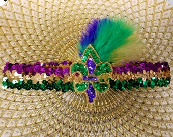 Mardi Gras headband