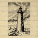 Lighthouse Printable Graphic Digital Download Illustration