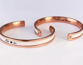 Big Little Sorority Bracelets Custom Sorority Gifts Big Sister Gift Sister Bracelets Personalized Sister Birthday Gift Ideas Sister in Law