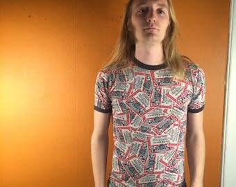 Vintage 70's Budweiser Ringer Tee