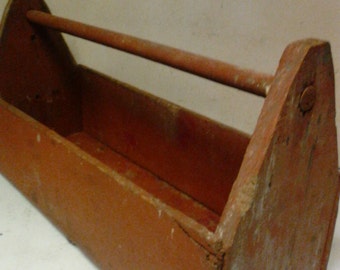 Wooden tool tote or box