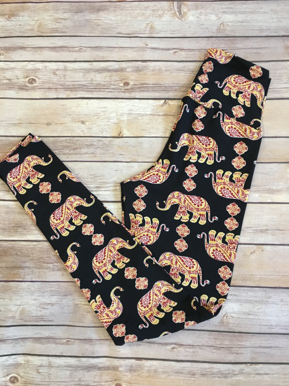 Super soft Women's leggings elephant print leggings