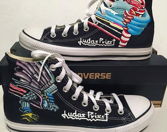 Vans custom, Minions, One Direction, Sesame Street, Avengers, Judas Priest Custom Converse painted by hand