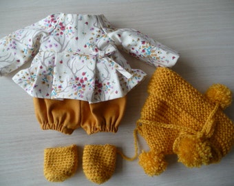 Together for Doll or rabbit in fabric