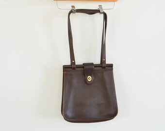 Coach Weston Bag Dowels Double Strap Brown Coach Shoulder Bag Creed G7C 9021 Leather Large Coach Bag