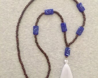 Aisha tassel necklace