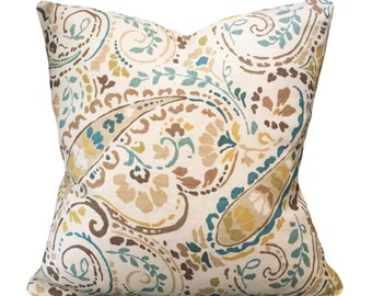 Kravet Floral Decorative Pillow Cover - Thom Filicia - Both Sides - 12x16, 12x20, 14x24, 16x16, 18x18, 20x20, 22x22, 24x24
