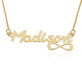 Name necklace-Personalized jewelry-Monogram & Name necklace- Custom Name chain-Memorial gift-Personalized name chain-For her-Graduation gift