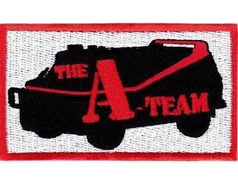 Cool Vintage Style A-Team Iron On Patch 8cm TV
