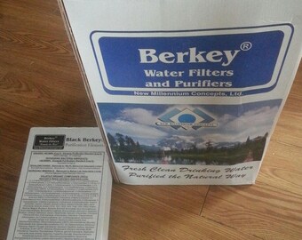 Berkey Water Filter - NEW ROYAL BERKEY w/ 4 Black filters