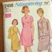 Simplicity 7450 dress and jacket pattern, 1960s vinatge sewing pattern, size 14 bust 36"