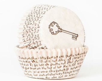 Alice in Wonderland Cupcake Liners