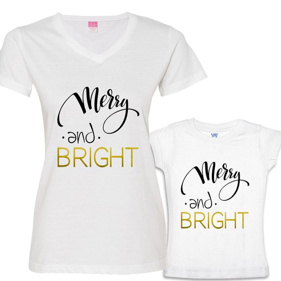 merry & bright shirts