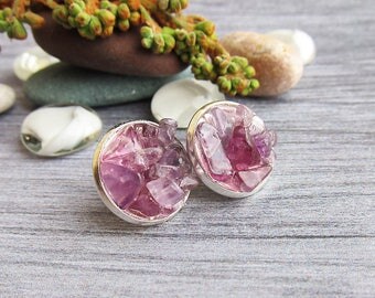Amethyst earrings Birthstone jewellery earrings February birthstone earrings stud Amethyst jewelry gifts for mom gift idea for women gifts