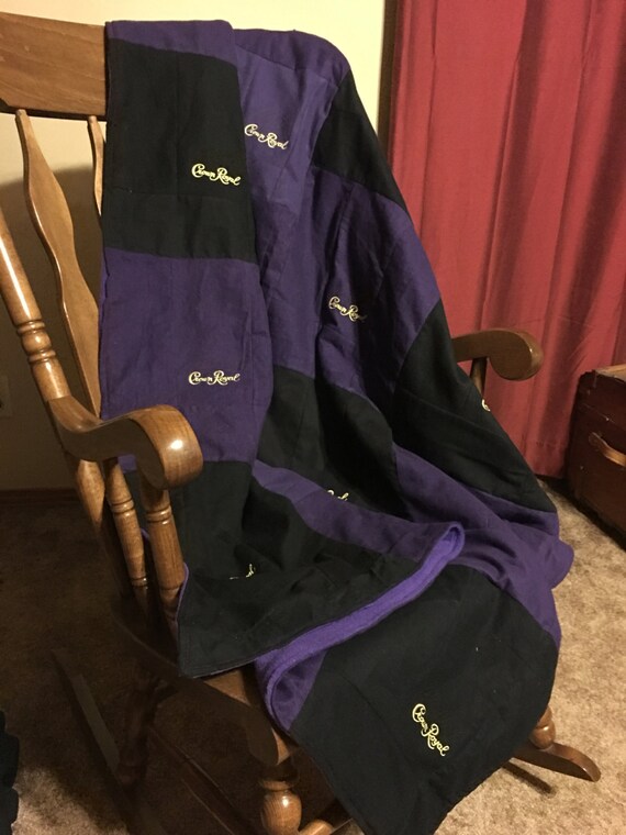 Mandy's Closet Crown Royal Throw Blanket Made custom from