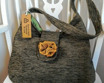 Slouchy hobo shoulder bag