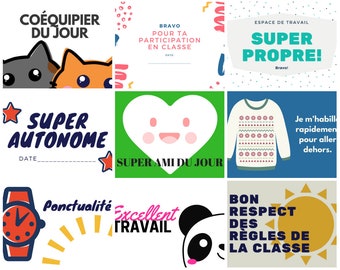 Coupons recompense enfant